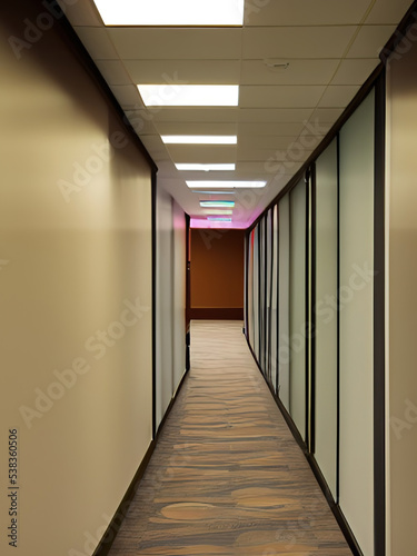 corridor in a hotel