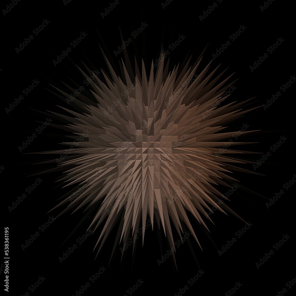 Sunburst wavy geometric background design. Sunburst wavy geometric background design.