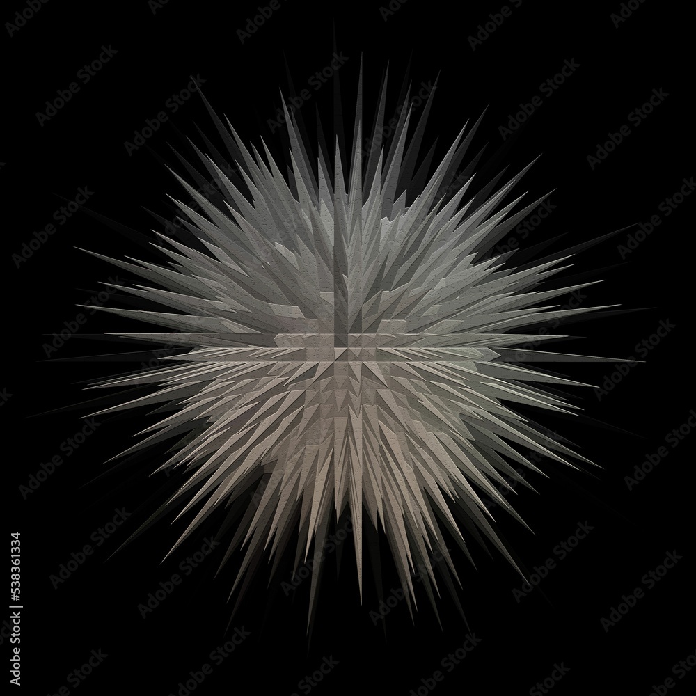 Obraz premium Sunburst wavy geometric background design. 