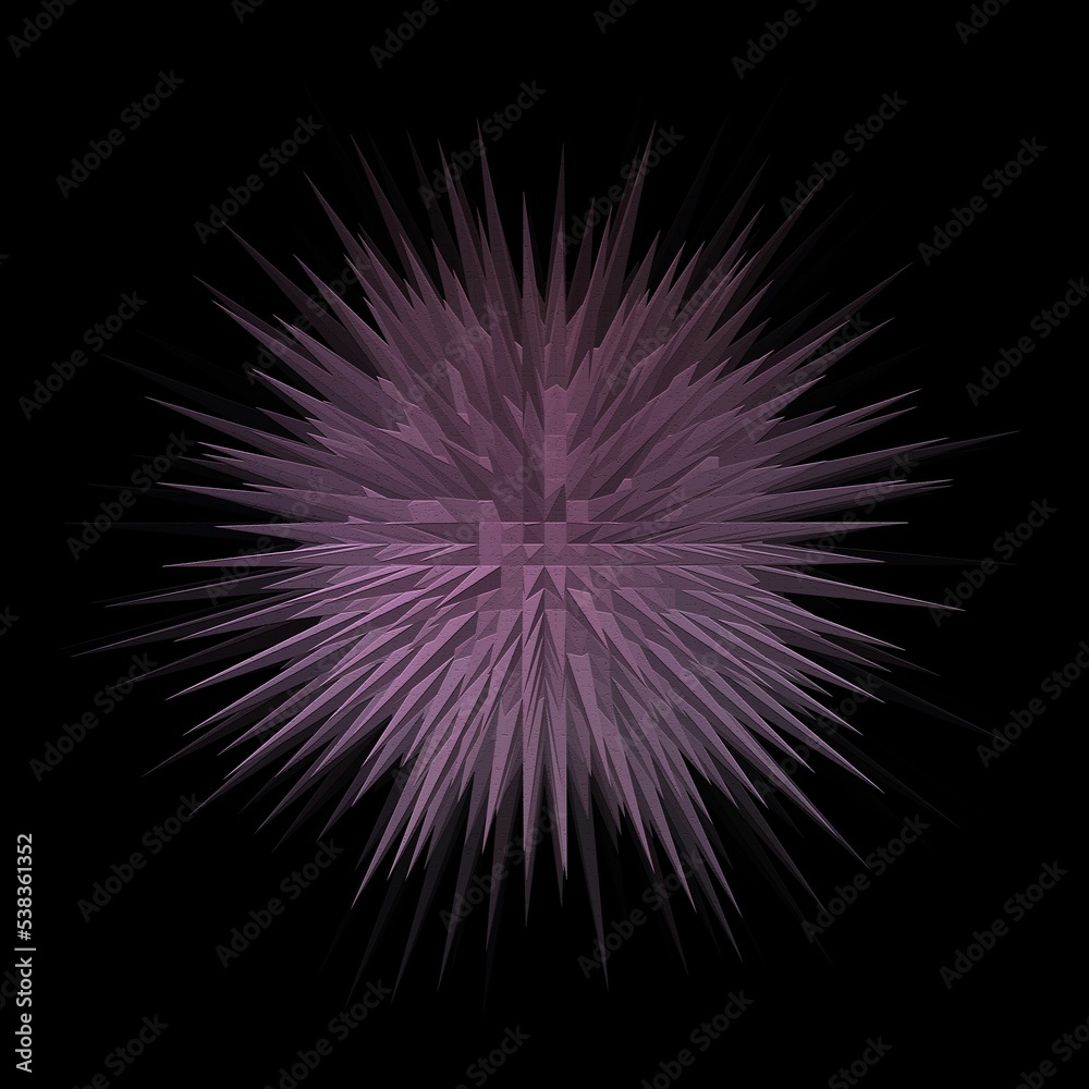 Sunburst wavy geometric background design. 