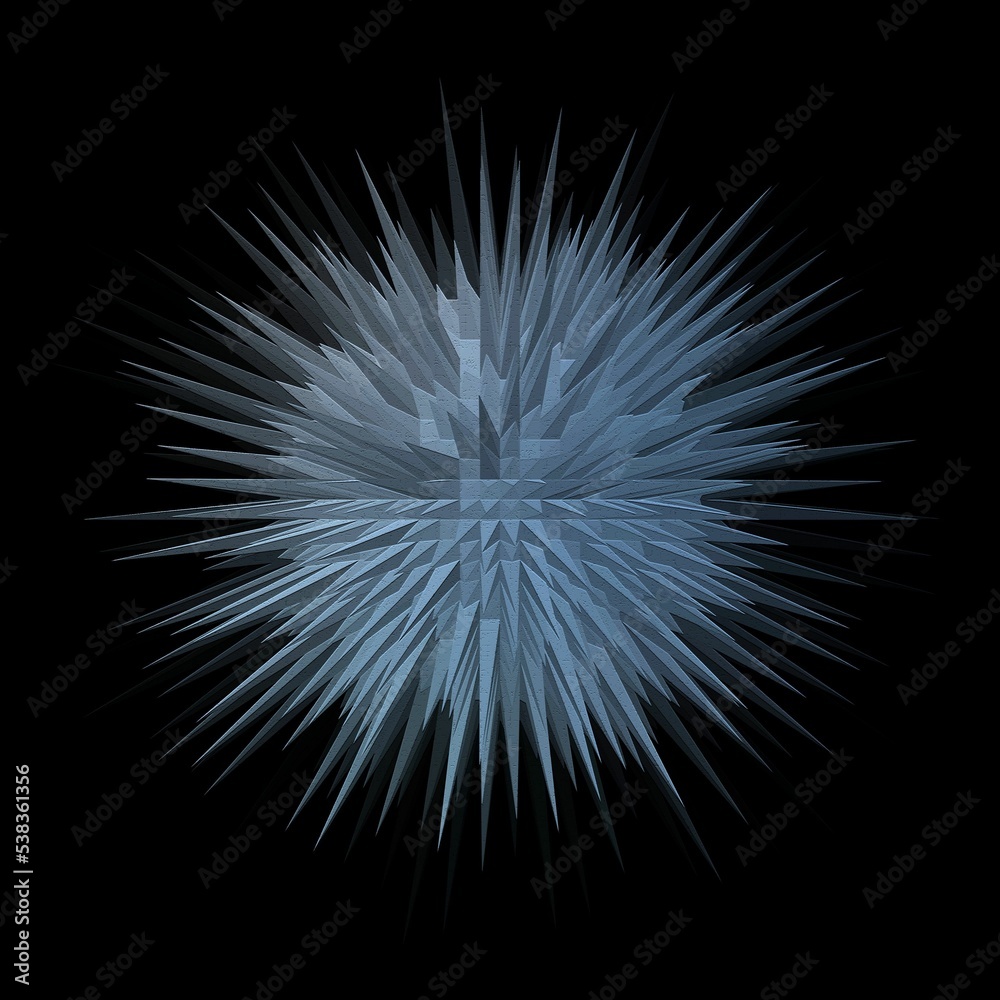 Sunburst wavy geometric background design. 