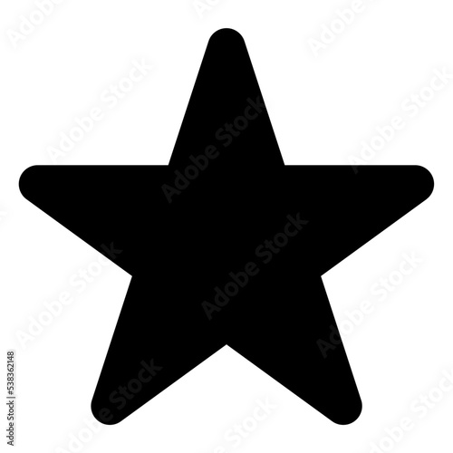 Icon Favorite With Style Glyph