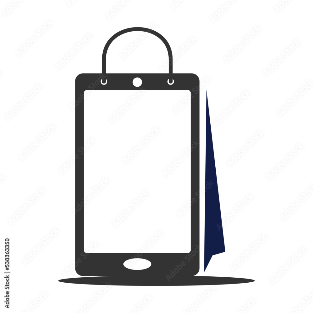 phone shop online logo Icon Illustration Brand Identity phone shop online logo Icon Illustration Brand Identity