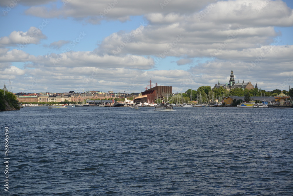 View of Djurgården in Stockholm, Sweden