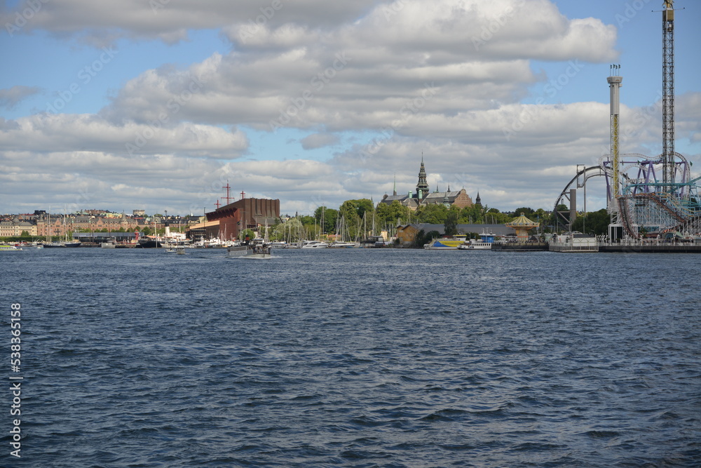 View of Djurgården in Stockholm, Sweden