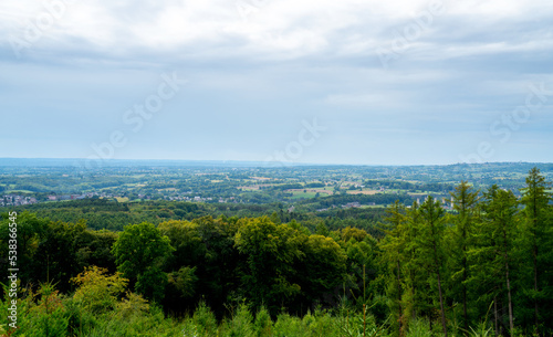Panoramic view of Moresnet, Belgium 