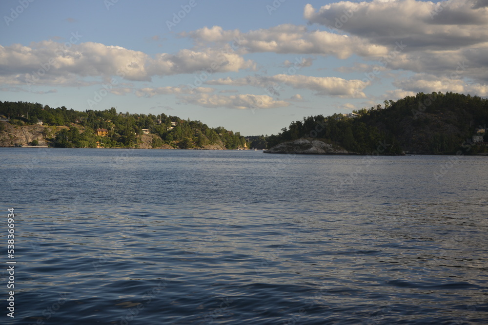 Stockholm Archipelago view from the water