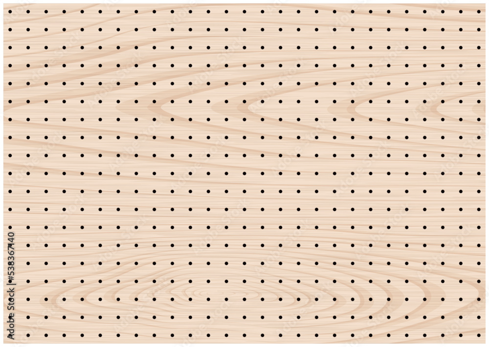 有孔ボード 等間隔の穴の開いた木の板 壁紙 背景 有孔ボード 等間隔の穴の開いた木の板 壁紙 背景