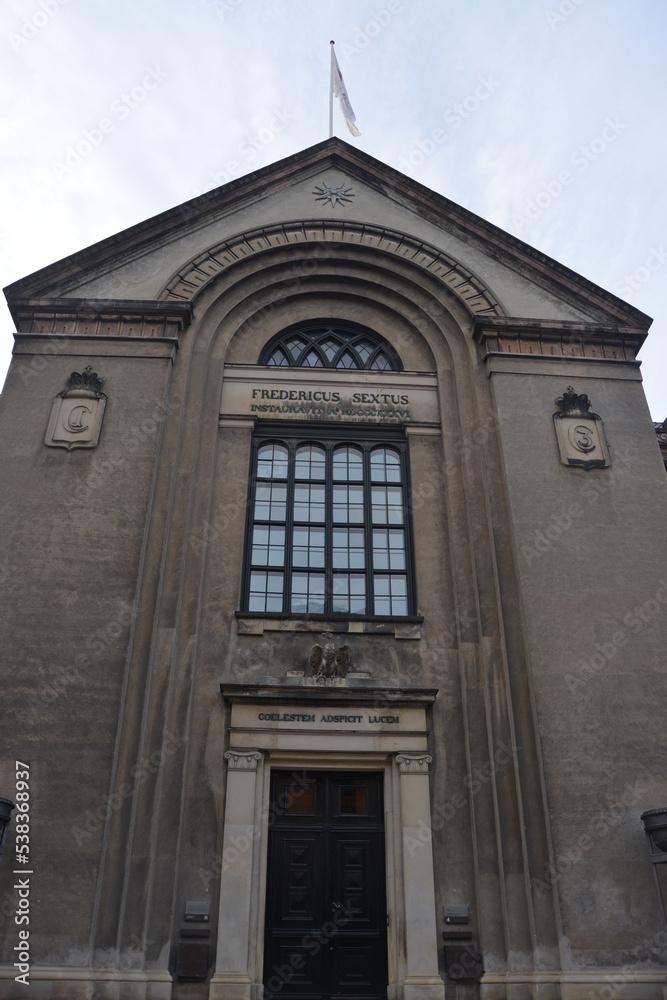 Historical Church in Copenhagen, Denmark