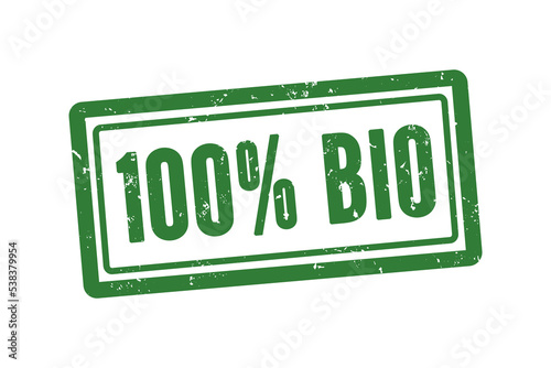 Cuadro en lienzo Stamp - 100% bio