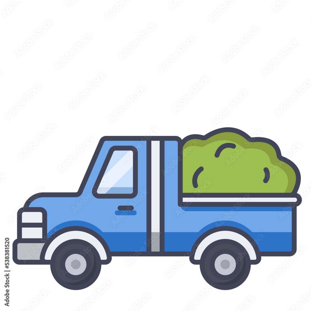 Pickup truck icon