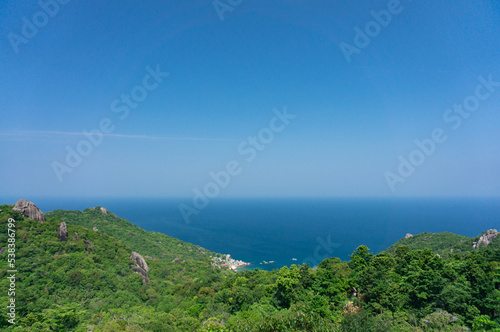 Aerial view of Koh Tao, Thailand. © moc