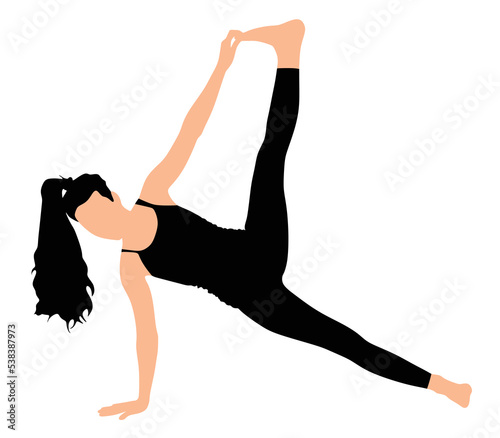 Fitness woman doing exercise