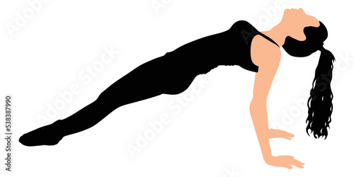 Fitness woman doing exercise