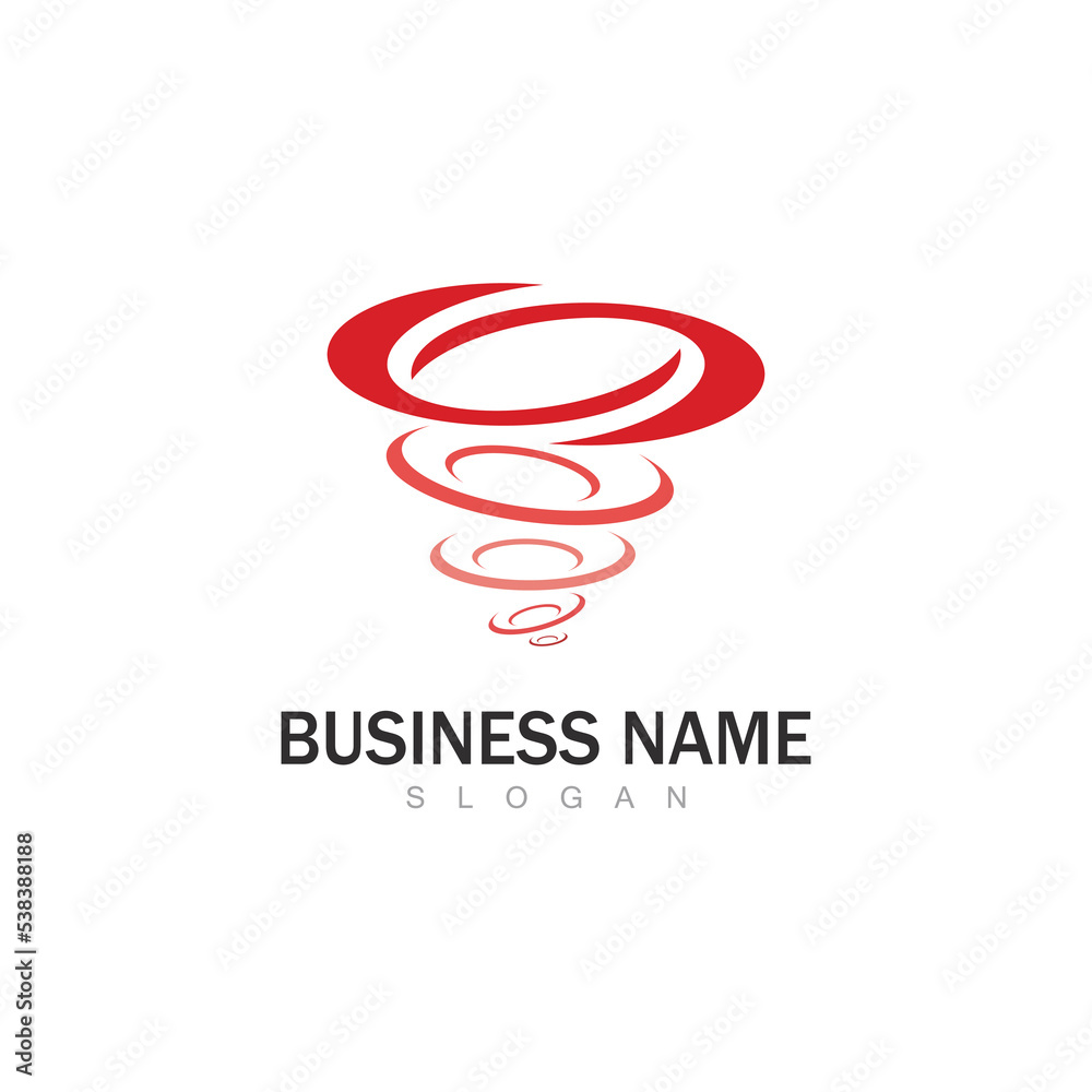 Tornado symbol vector illustration Tornado symbol vector illustration
