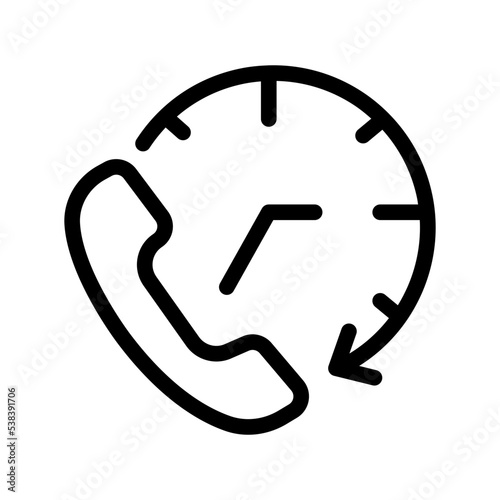 24 hour call center icon