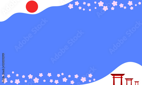 Japanese Culture Day with copy space area