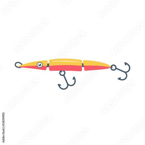 Lure for fishing rods Fishing equipment. Leisure activities at the lake