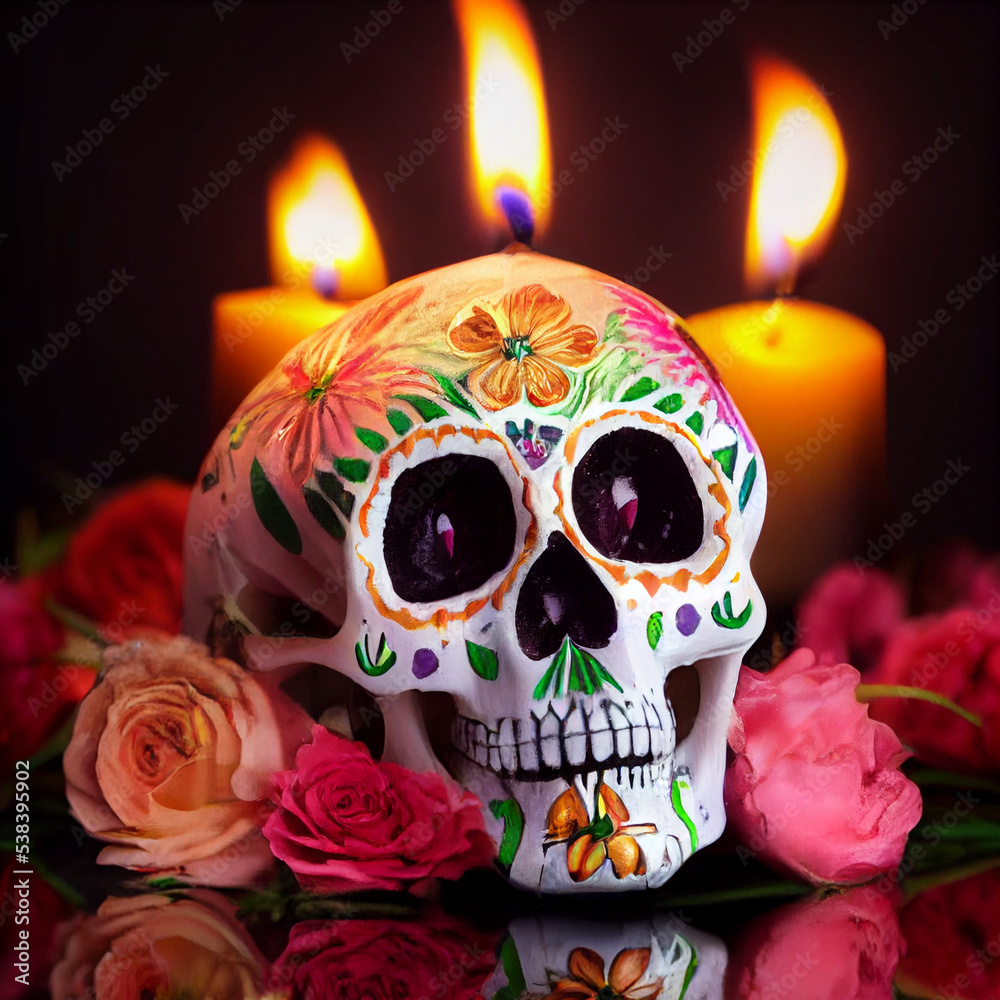 skull and roses skull and roses