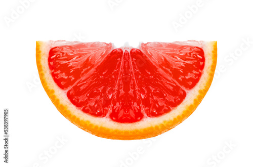 Fototapet grapefruit slice on transparent png
