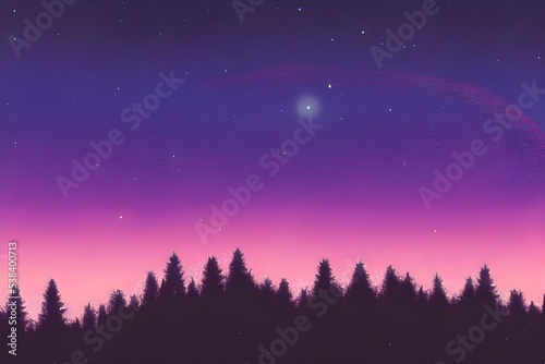 matte_painting_layered_night_sky