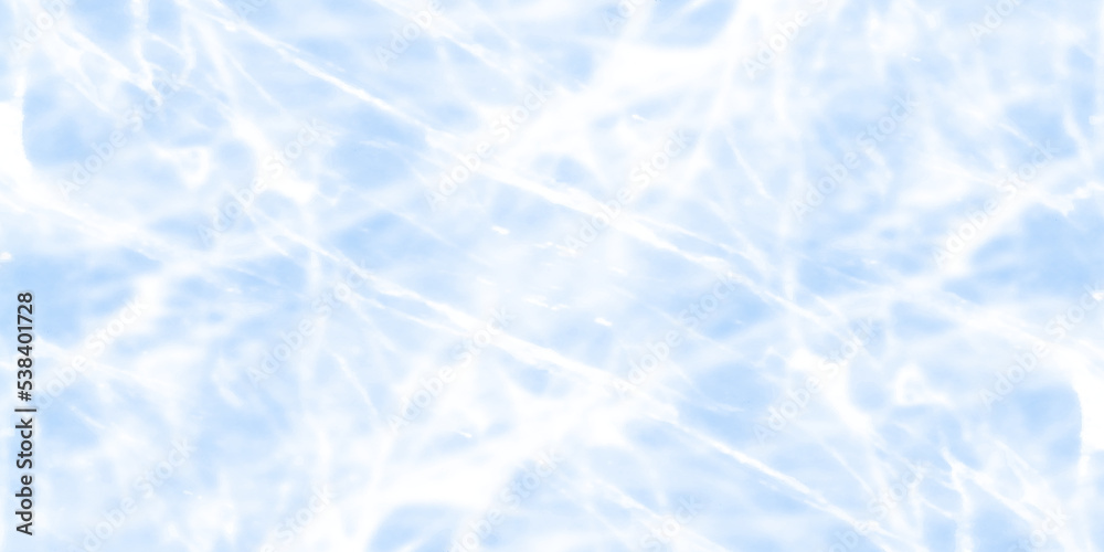 Abstract blue marble texture background with white curved lines, Close ...