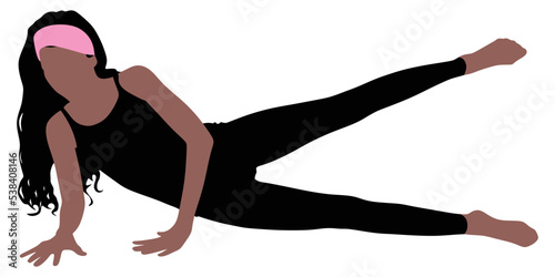 Fitness woman doing exercise