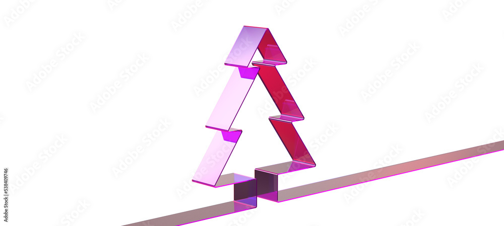 abstract christmas tree 3d rendering abstract christmas tree 3d rendering