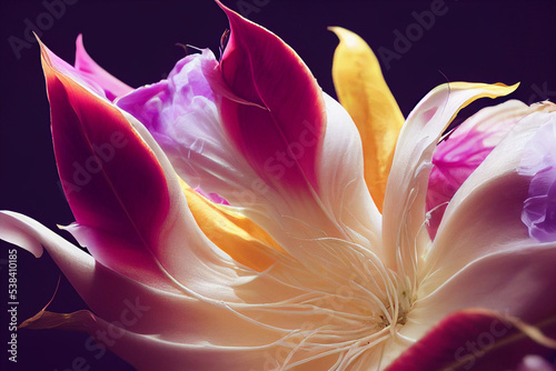 imaginaton feather abstract flower rose chrysantemum canna epiphyllum