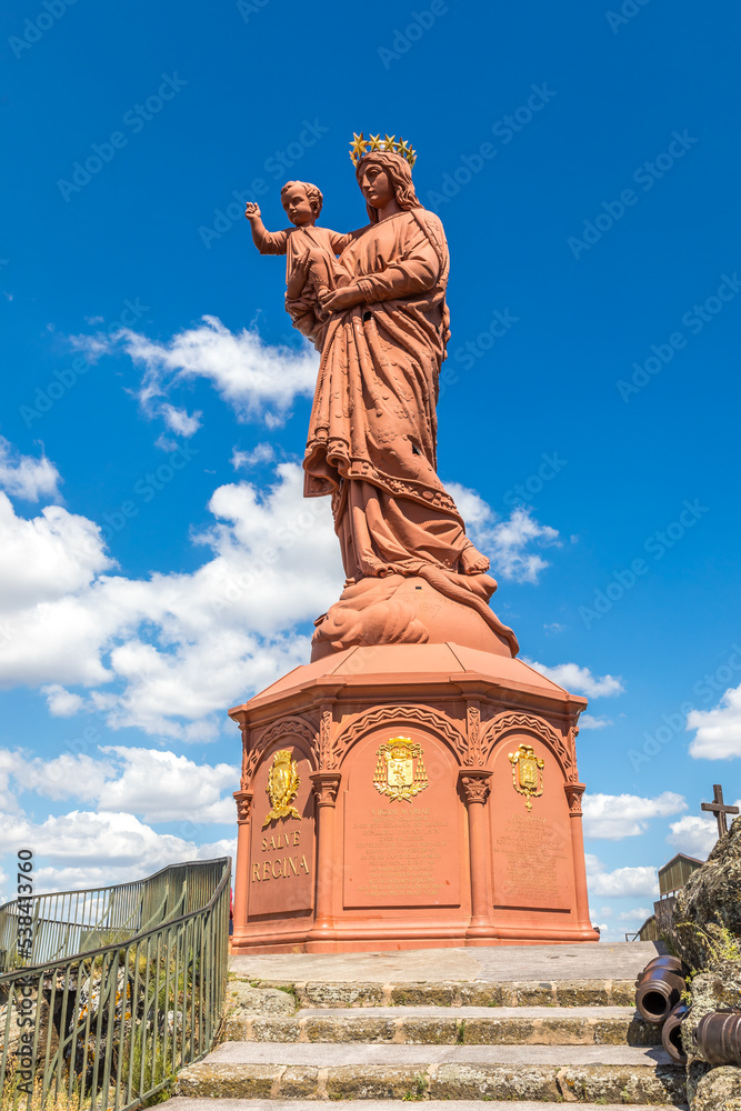 Obraz premium Statue of Notre-Dame de France, Le Puy-en-Velay, France