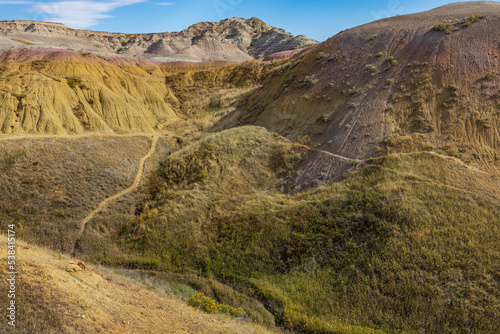 South Dakota-Bad Lands National Park-Yellow Mounds Overlook