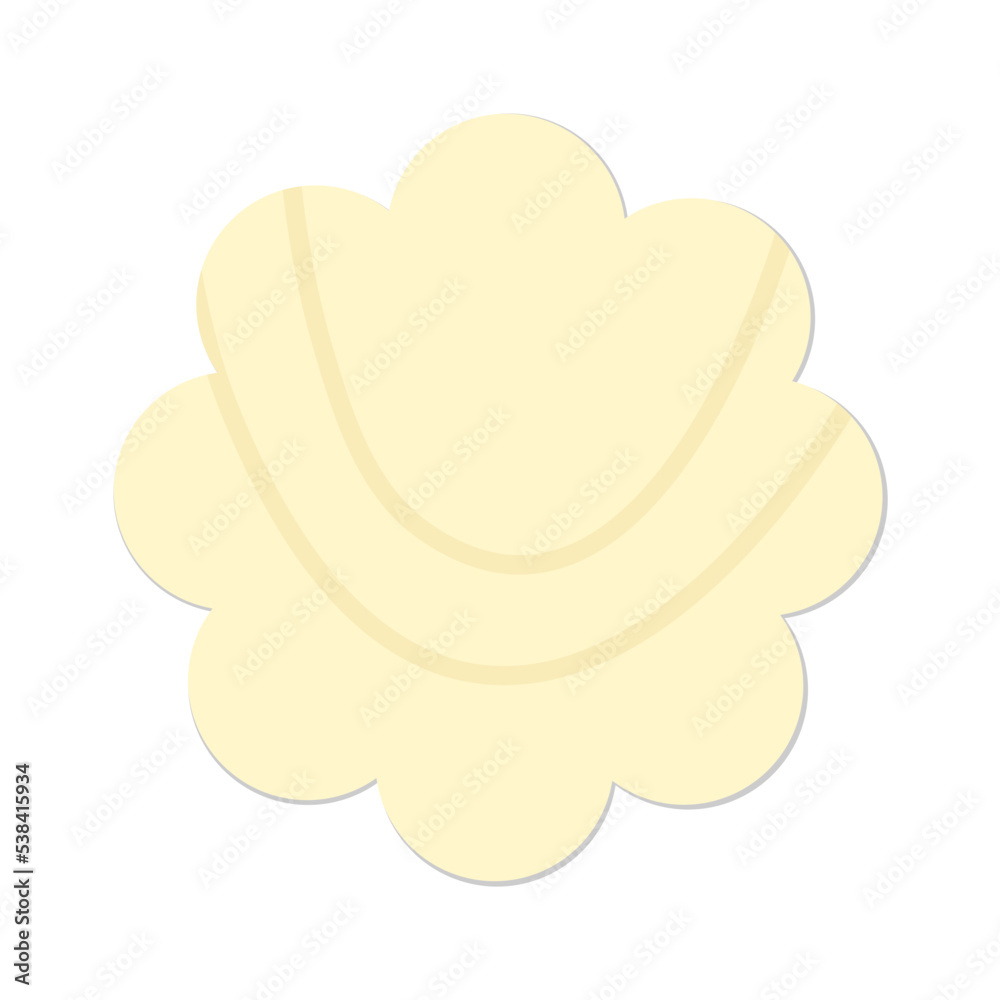 Flower yellow sticky note with soft shadow Flower yellow sticky note with soft shadow