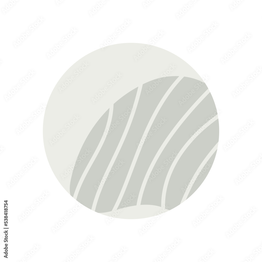 Circle gray sticky note Circle gray sticky note