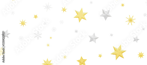 Christmas Card - Snowflakes Of Paper In Frame