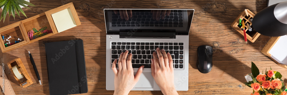 Person Using Laptop Computer
