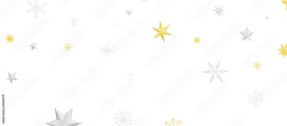 golden openwork shiny snowflakes, star, 3D rendering. golden openwork shiny snowflakes, star, 3D rendering.