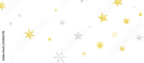 Christmas Card - Snowflakes Of Paper In Frame