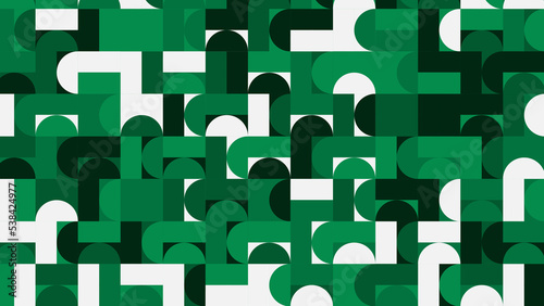 green, grey and black geometric pattern, seamless wallpaper for fabric, tile, tablecloth