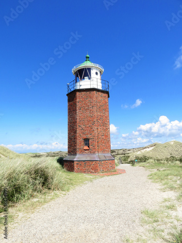 octagonal cross mark light Rotes Kliff stands at the north end of the Roter Kliff © HSonnenhol