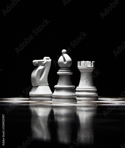 chess pieces on a chessboard