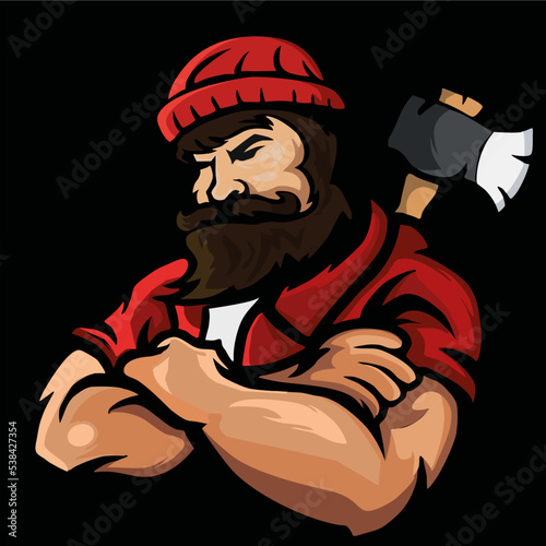 Man lumberjack