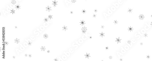 Winter christmas sky with falling snow