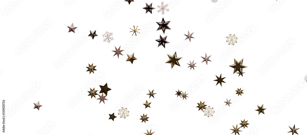 Snowflakes Falling On Snow - Winter Banner Snowflakes Falling On Snow - Winter Banner