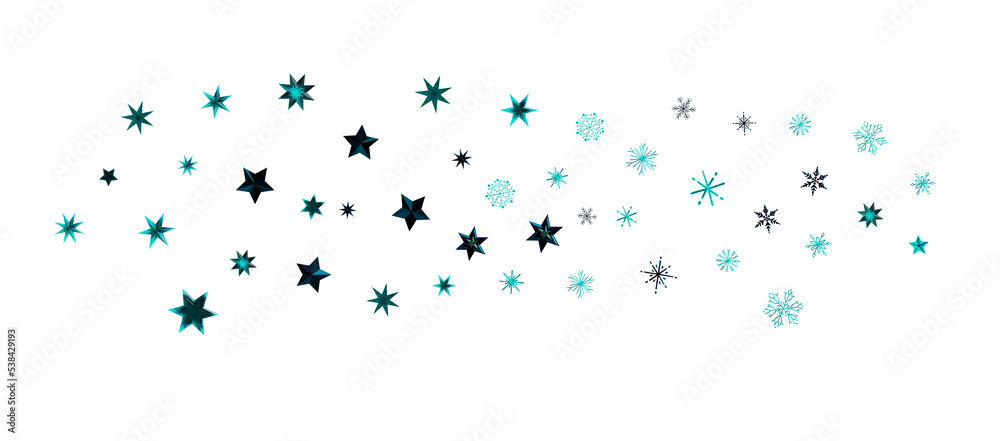 Winter christmas sky with falling snow Winter christmas sky with falling snow
