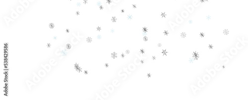 The winter background  falling snowflakes