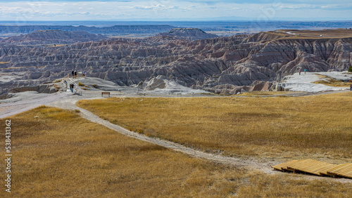 South Dakota-Bad Lands National Park-Pinnacles Overlook