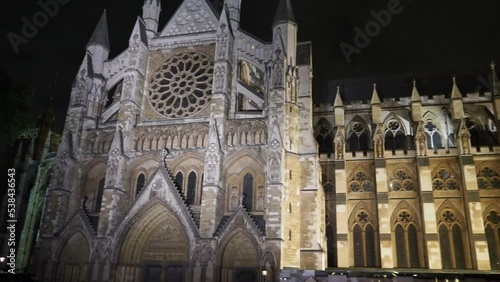 Westminster Abbey church in London