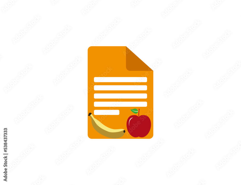 Diet, fruit icon. Vector illustration. Diet, fruit icon. Vector illustration.