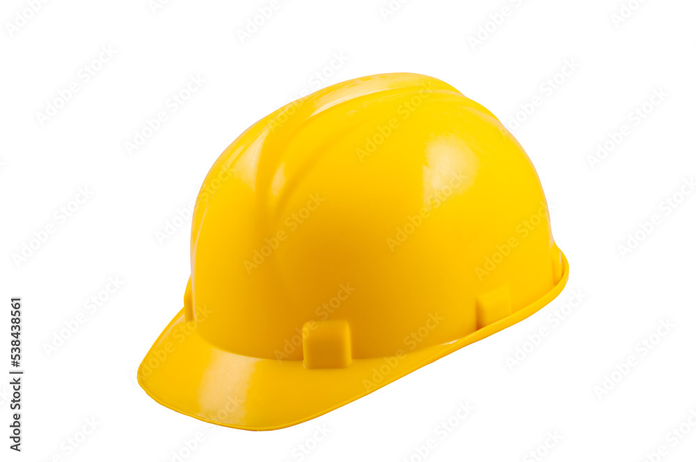 Construction helmet for workers on an isolated background. Construction helmet for workers on an isolated background.
