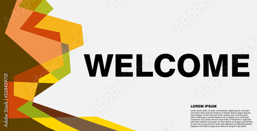 Colorful abstract geometric banner template. Giveaway, discount, cash back, gift card, and member card bonus design template.